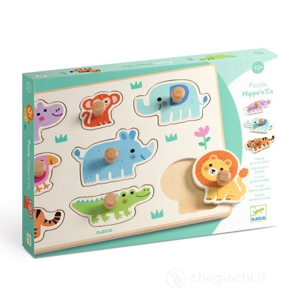 Hippo'n'co – Puzzle In Legno Forme A Incastro (DJ01123)