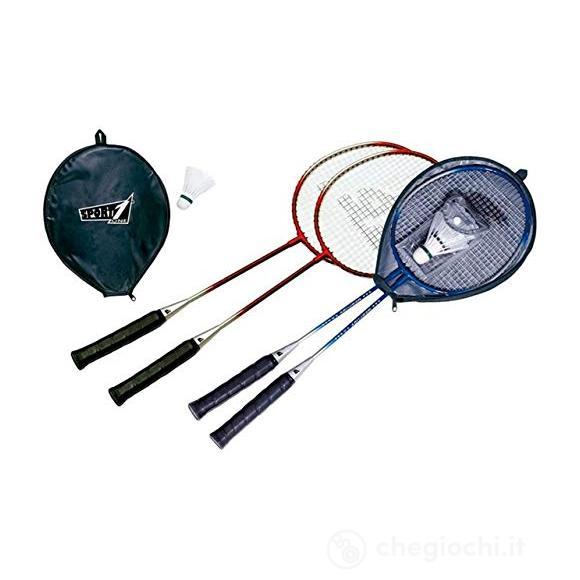 Set Badminton Mercury Con Fodera 2 Col Assti