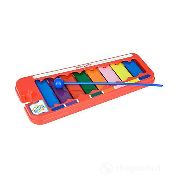 55 0833 - Xilofono A 8 Piastrine/Note Colorate