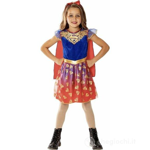 Costume Supergirl Deluxe 7-8 anni (301229-L)