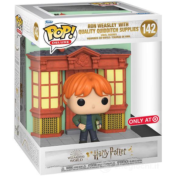 Harry Potter - Pop Funko Vinyl Figure Deluxe 142 Diagon Halley Quidditch Supplies W/Ron