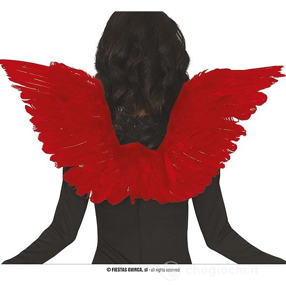 Ali Con Piume Rosse 62 Cm (16127)