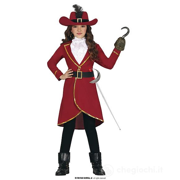 Costume Capitana Dei Corsari Bambina 10 - 12 Anni (81128)