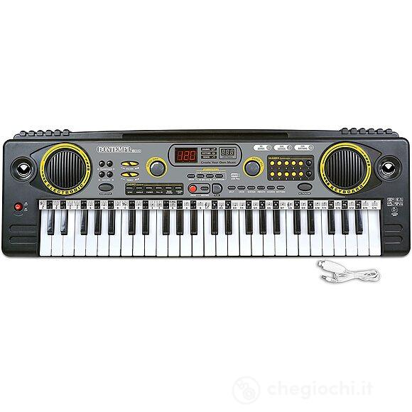 Tastiera digitale elettronica 49 tasti + adattatore e borsa (15 4920)