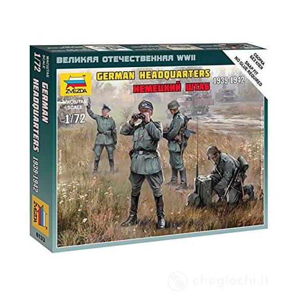 Soldati German Army Headquarter 2 Guerra Mondiale 1/72 (6133)