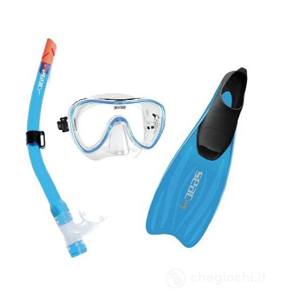 Set snorkeling Maschera Boccaglio Pinne M.34/35 (709901011)