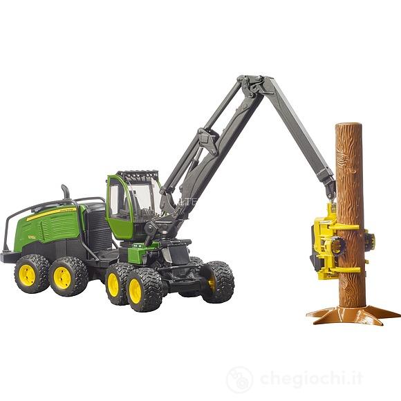 Taglia tronchi John Deere 1270G con 1 tronco (02135)