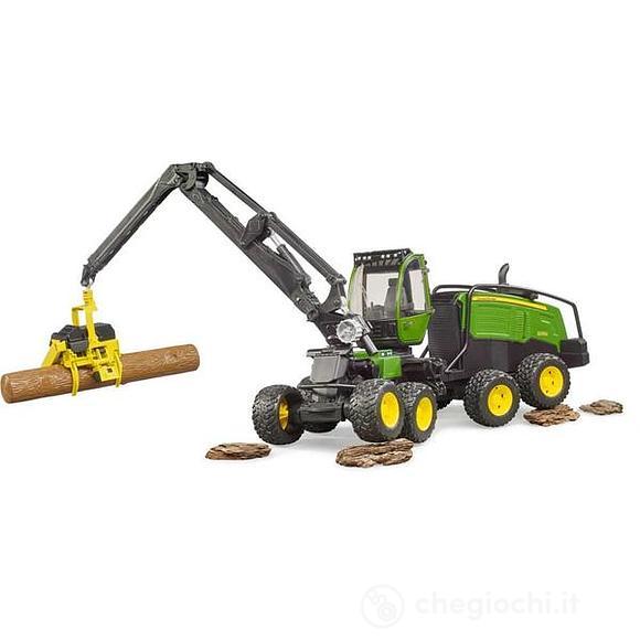 Taglia tronchi John Deere 1270G con 1 tronco (02135)
