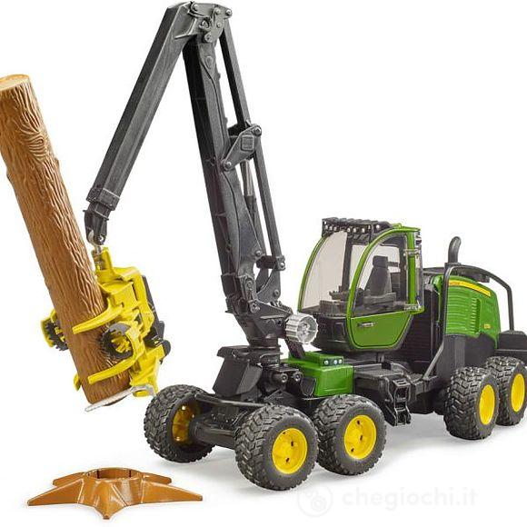 Taglia tronchi John Deere 1270G con 1 tronco (02135)
