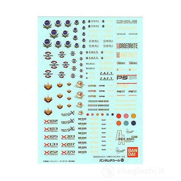 Gundam Decal 18 Mg Multi Seed