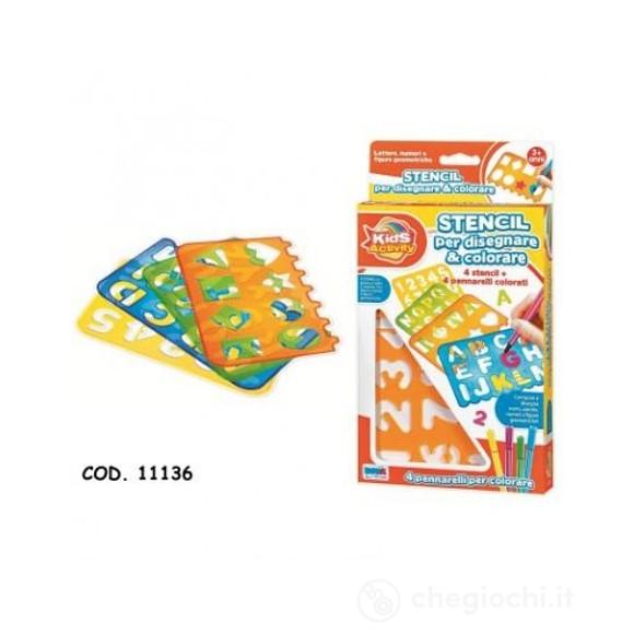 Stencil x disegnaree colorare 11136