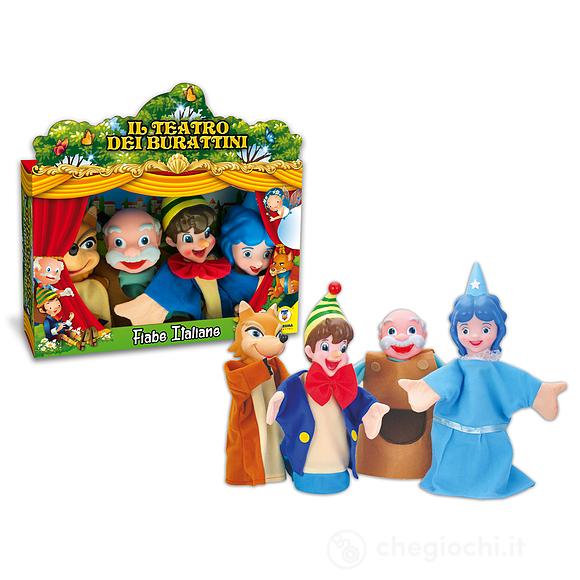 Marionette Teatrino Pinocchio 4 Pz (74136)