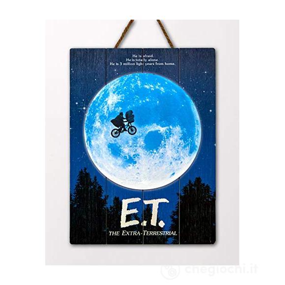 E.T. Wooden Poster