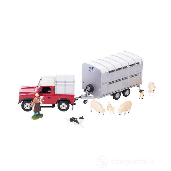 Land Rover con Rimorchio e Animali 43138