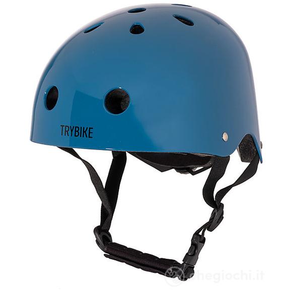 Casco Bici Blu - regolabile 47-53 cm
