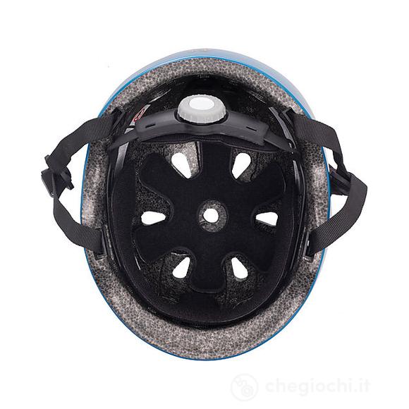 Casco Bici Blu - regolabile 47-53 cm