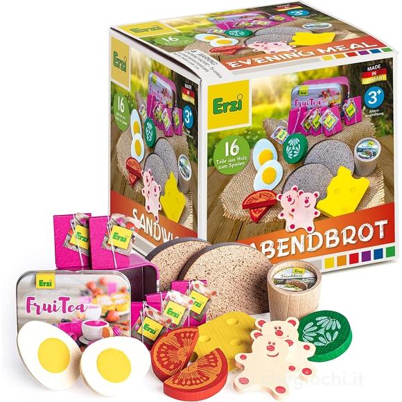 Assortimento Gioco Cena In Legno Fsc