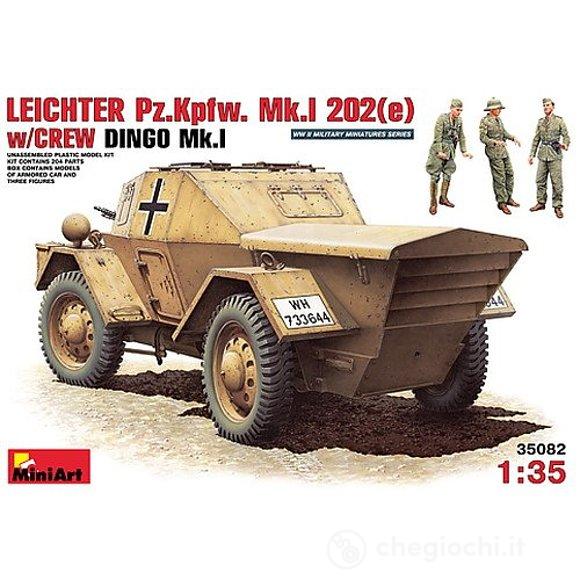 Carro armato Leichter Pz. Kpfw Mk1 202 con equipaggio 1/35 (35082)