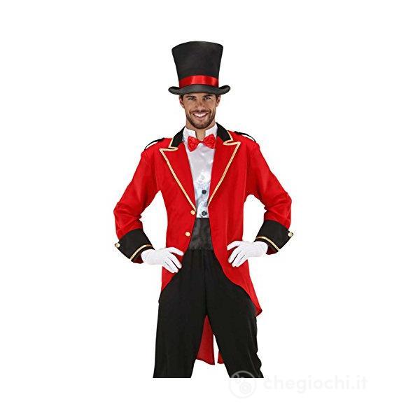 Direttore Di Circo (Giacca, Gilet Con Camicia E Farfallino, Pantaloni, Cappello, Frusta) M