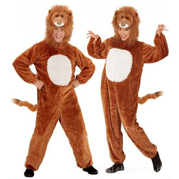 Costume Adulto leone peluche L