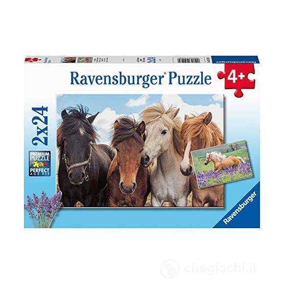 Puzzle 2x 24 Pz  Cavalli
