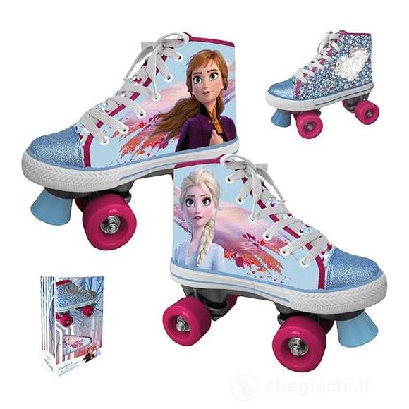 Pattini 4 Ruote: Frozen Taglia 33-34 Abec-3 Con Pailettes (707400241)