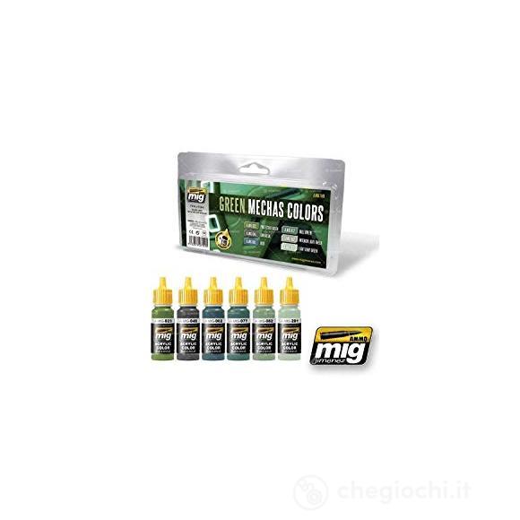 Green Mechas Colors Set 7149