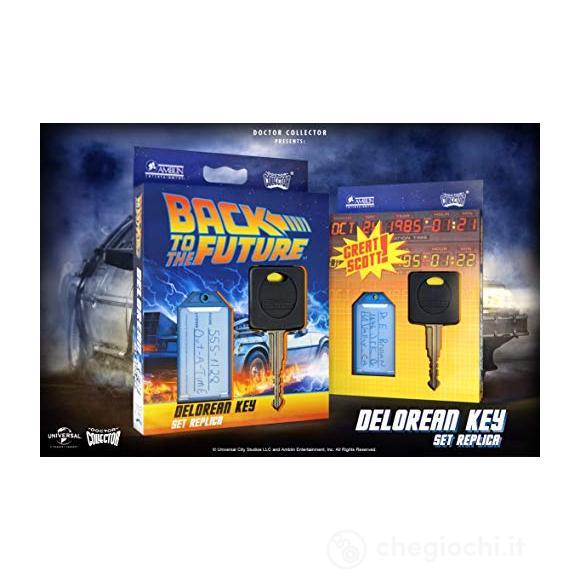 Replica Set chiavi Delorean - Ritorno al futuro