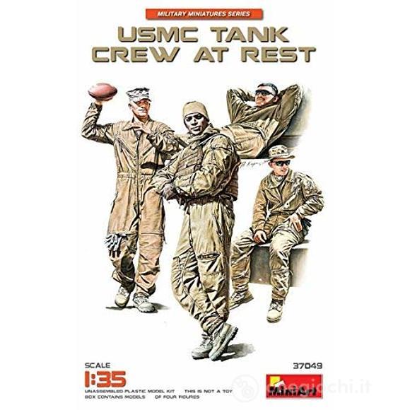 USMC tank soldati a riposo. Scala 1/35 (MA37049)