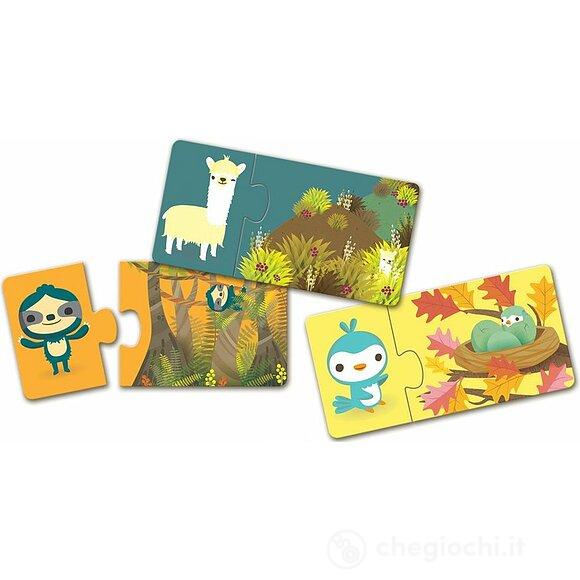 Nascondino - Giochi educativi - Puzzle duo-trio (DJ08156)