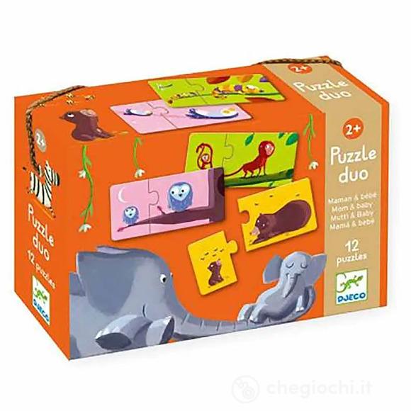 Mamma e bambino - Giochi educativi - Puzzle duo-trio (DJ08157)