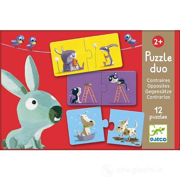 Opposti - Giochi educativi - Puzzle duo-trio (DJ08162)