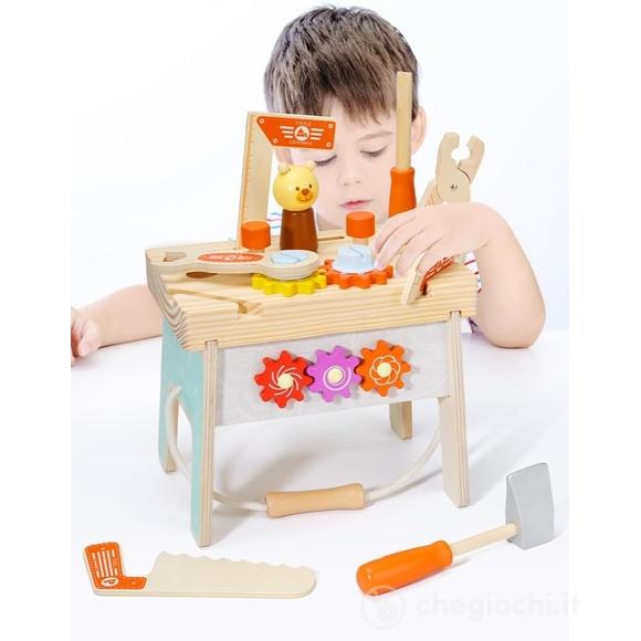 Banco e Valigetta Attrezzi Lavoro In Legno (ODG1090)