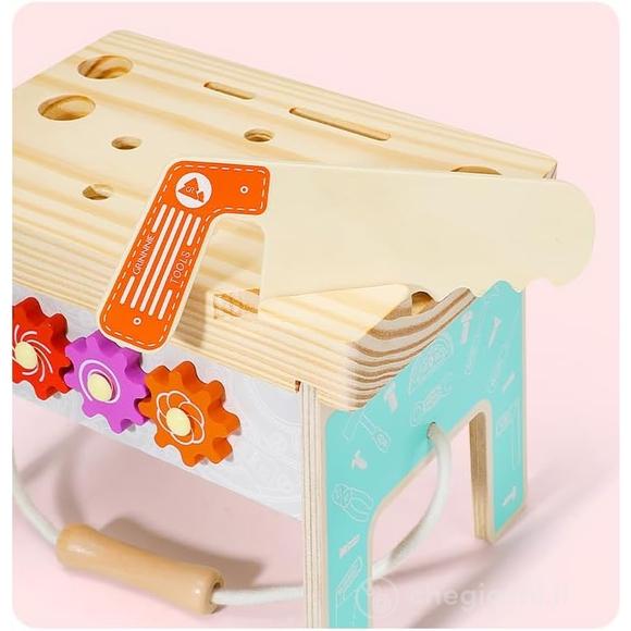 Banco e Valigetta Attrezzi Lavoro In Legno (ODG1090)