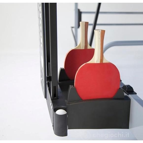 Ping Pong Advance Indoor con ruote - piano verde - per interno