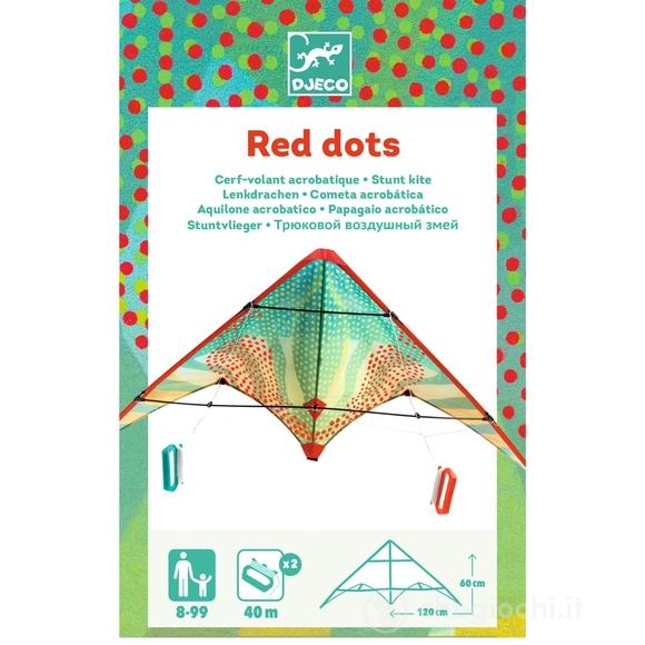 Stunt Kite - Red Dots (DJ02164)