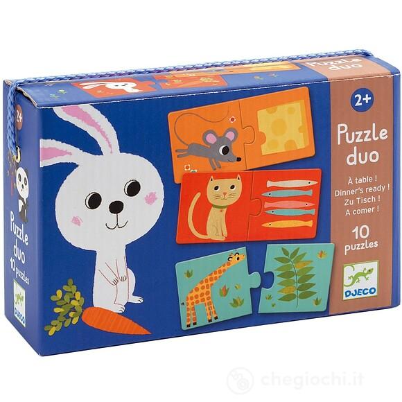 La cena è pronta! - Giochi educativi - Puzzle duo-trio (DJ08166)