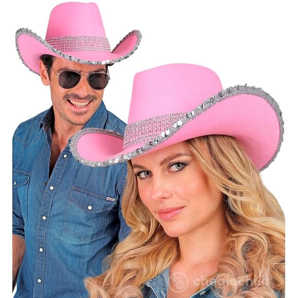 Cappello Cowgirl Rosa Party - Addio al Nubilato (30166)