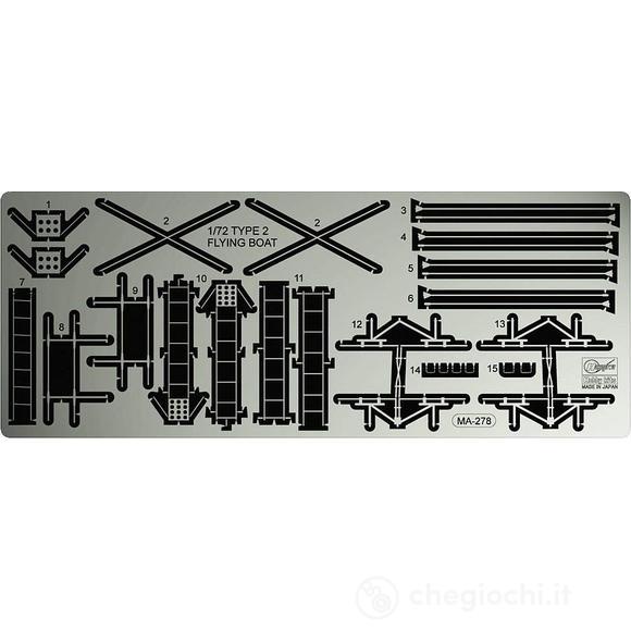 1/72 Kawanishi H8k2 Type 2, Photoatzteile (Hasqg67) (HA72167)