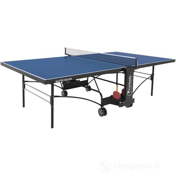 Ping Pong Master Indoor con ruote - piano blu - per interno