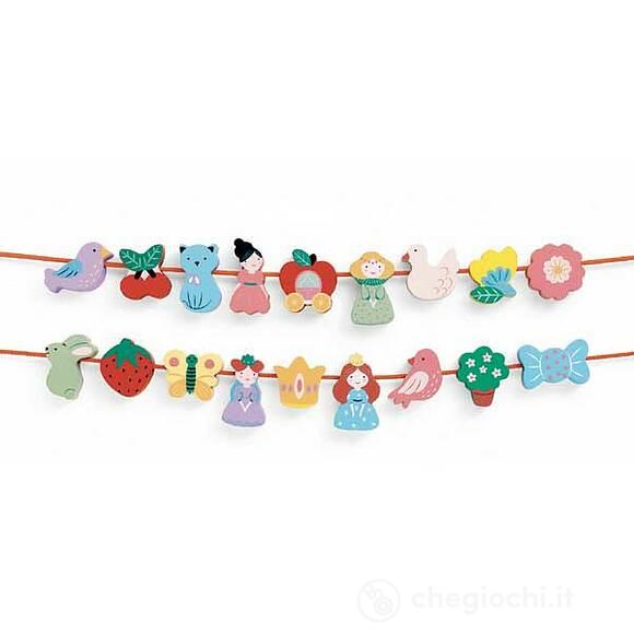 Fila Bella - Giochi educativi in legno - Early learning (DJ06168)