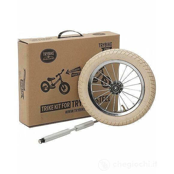 Kit Terza Ruota - Vintage - Trasforma la Bici Trybike in Triciclo!