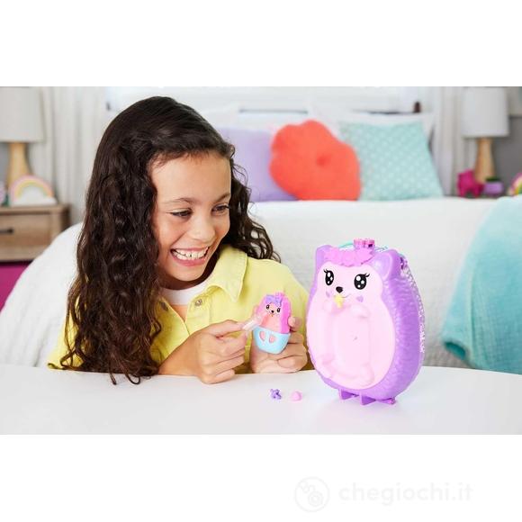 Polly Pocket Riccio Borsa 2 in 1 - Mamma e Bebè
