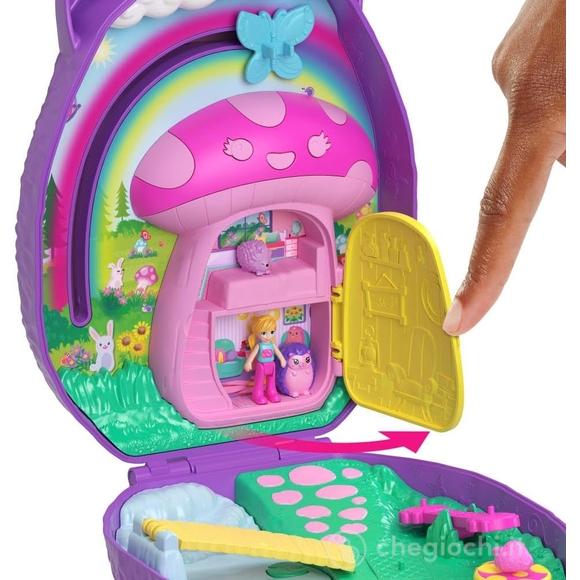 Polly Pocket Riccio Borsa 2 in 1 - Mamma e Bebè