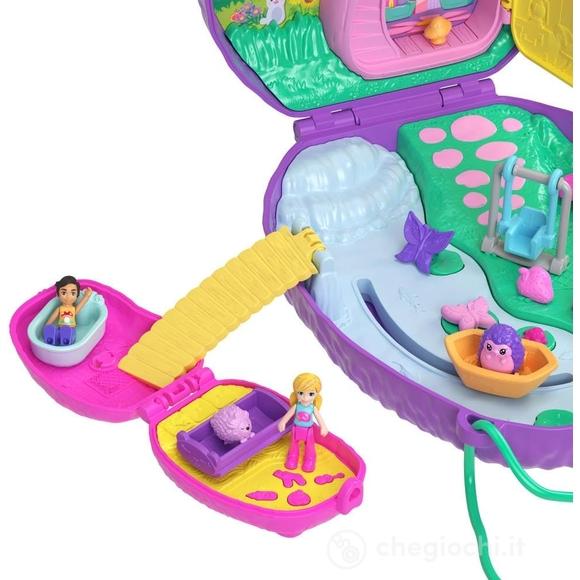 Polly Pocket Riccio Borsa 2 in 1 - Mamma e Bebè