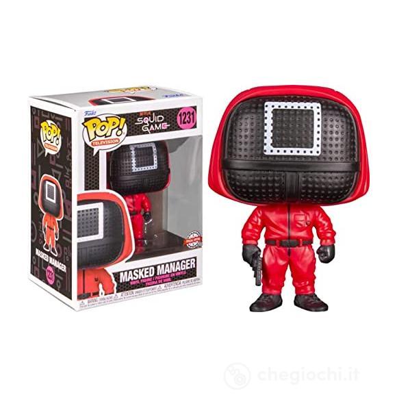 Squid Game: Funko Pop! - 1231 Red Soldier (Menager Mask, Exclusive) 9Cm