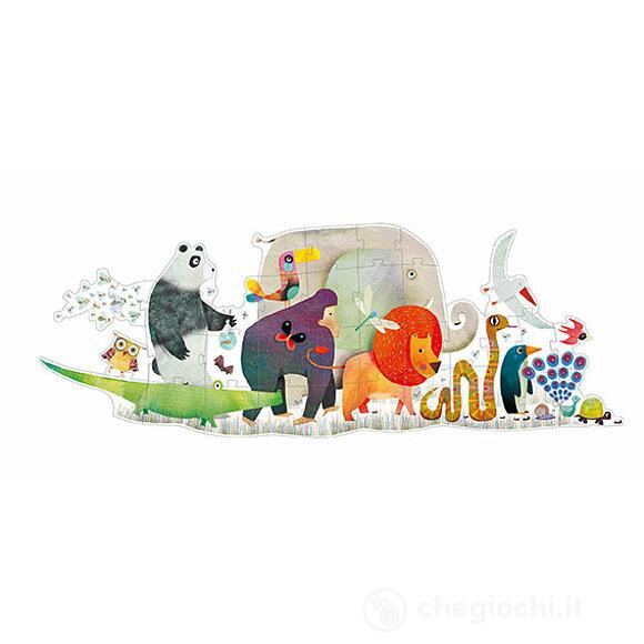 Animal parade - Puzzle - Giant puzzles (DJ07171)