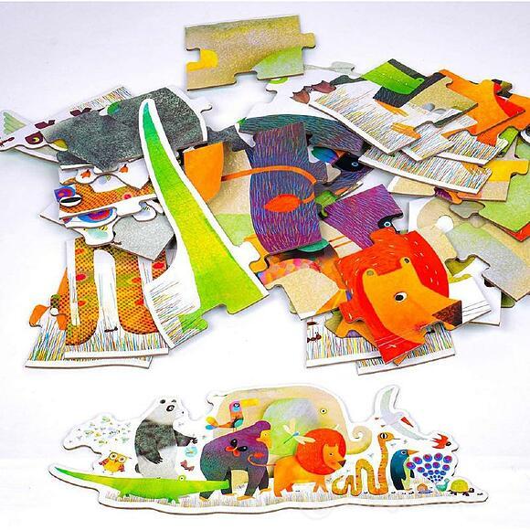 Animal parade - Puzzle - Giant puzzles (DJ07171)