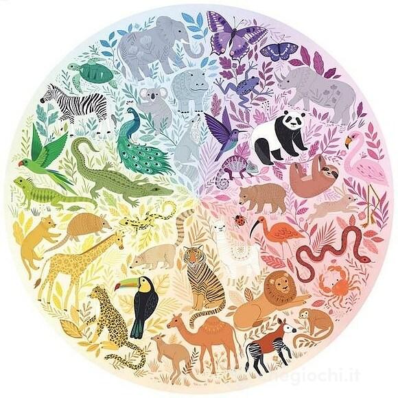 Animali - Puzzle 500 pezzi Round (17172)