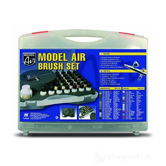 Model Air 71172 Color Set And Airbrush